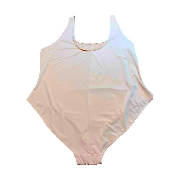Parade One Piece Swim Suite Light Weight Nude Mauve Size 2xl NWOT - Picture 7 of 7